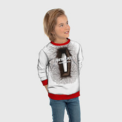 Свитшот детский Death Magnetic - Metallica, цвет: 3D-красный — фото 2