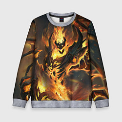 Свитшот детский DOTA 2 SHADOW FIEND ТЕНЬ, цвет: 3D-меланж