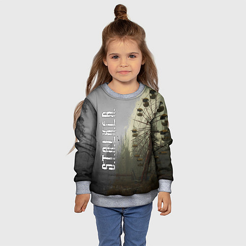 Детский свитшот СТАЛКЕР 2 КОЛЕСО ОБОЗРЕНИЯ / 3D-Меланж – фото 4