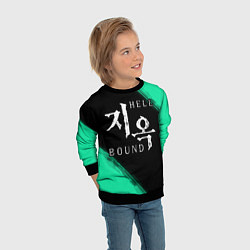 Свитшот детский HELLBOUND - Краска, цвет: 3D-черный — фото 2