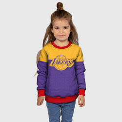 Свитшот детский LAKERS LINE HEXAGON SPORT, цвет: 3D-красный — фото 2