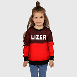 Свитшот детский Lizer - Краска, цвет: 3D-черный — фото 2