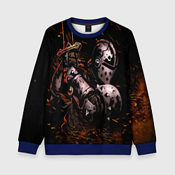 Свитшот детский Darkest Dungeon Fish and Bones, цвет: 3D-синий