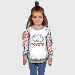 Свитшот детский TOYOTA SAMURAI JAPAN AUTO, цвет: 3D-меланж — фото 2