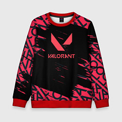 Детский свитшот Valorant паттерн