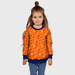 Свитшот детский Лава Майнкрафт, цвет: 3D-синий — фото 2