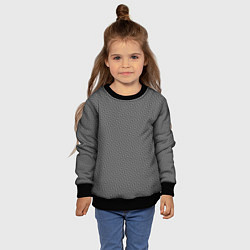 Свитшот детский Зиг-заг Классика, цвет: 3D-черный — фото 2