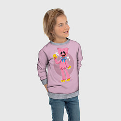 Свитшот детский KISSY MISSY POPPY PLAYTIME ПОППИ ПЛЕЙТАЙМ КИССИ МИ, цвет: 3D-меланж — фото 2