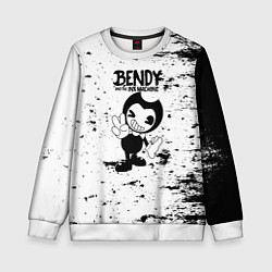 Детский свитшот Bendy and the ink machine - Black & White
