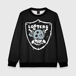Свитшот детский Looters, цвет: 3D-черный