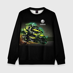 Детский свитшот YAMAHA - famous racing team!