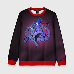 Свитшот детский Лунатик-сектант, цвет: 3D-красный