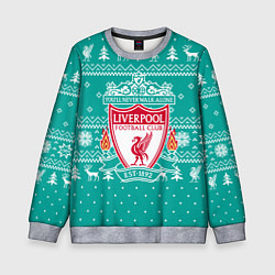 Детский свитшот НОВОГОДНИЙ СВИТЕР LIVERPOOL
