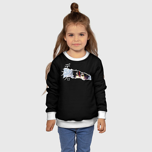 Детский свитшот Диабло - Мое перерождении в слизь / 3D-Белый – фото 4