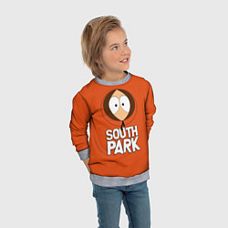 Свитшот детский Южный парк Кенни South Park, цвет: 3D-меланж — фото 2