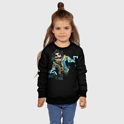 Свитшот детский Громовержец Clash Royale, цвет: 3D-черный — фото 2