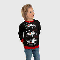 Свитшот детский NISSAN 300 ZX 350Z 370Z JDM STYLE, цвет: 3D-красный — фото 2