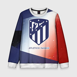 Свитшот детский АТЛЕТИКО Atletico Madrid Графика, цвет: 3D-белый