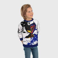 Свитшот детский BENDY AND THE INK MACHINE POPPY PLAYTIME, цвет: 3D-синий — фото 2