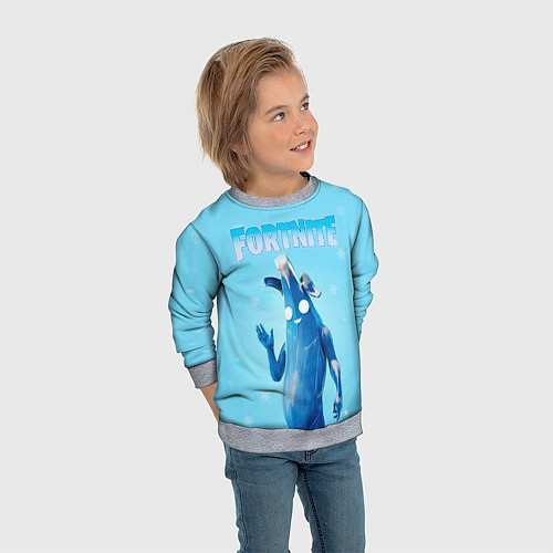 Детский свитшот Frozen Peely Банан / 3D-Меланж – фото 3