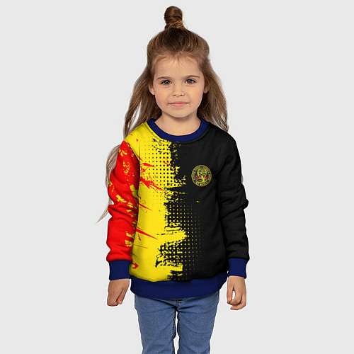 Детский свитшот Кобра Кай Cobra Kai / 3D-Синий – фото 4