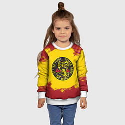 Свитшот детский Cobra Kai Big Logo, цвет: 3D-белый — фото 2