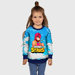 Свитшот детский GROM BRAWL STARS GAME, цвет: 3D-синий — фото 2