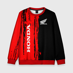 Свитшот детский Honda марка авто, цвет: 3D-красный