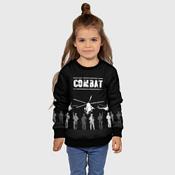 Свитшот детский Combat, цвет: 3D-черный — фото 2