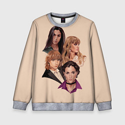 Свитшот детский Манескин арт, цвет: 3D-меланж