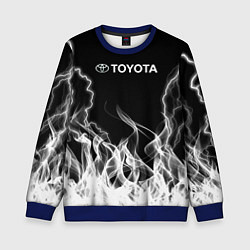 Детский свитшот Toyota Молния с огнем