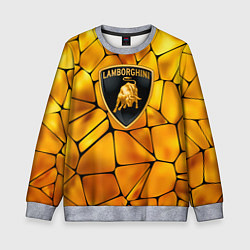 Детский свитшот Lamborghini Gold плиты