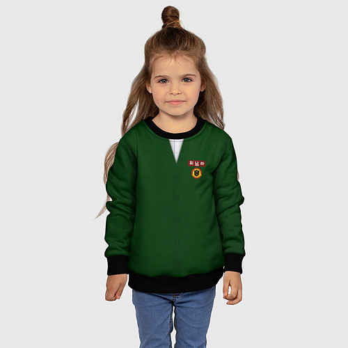 Детский свитшот Hyosan High School uniform / 3D-Черный – фото 4