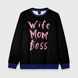 Детский свитшот Wife Mom Boss