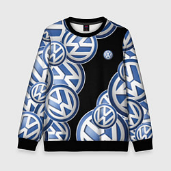 Детский свитшот Volkswagen logo Pattern