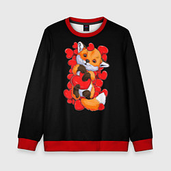 Детский свитшот Лиса Символ любви