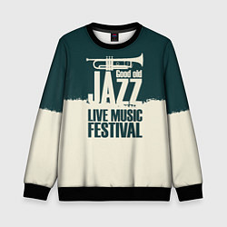 Детский свитшот Джаз Живая Музыка