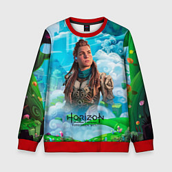Свитшот детский Horizon дикий лес, цвет: 3D-красный