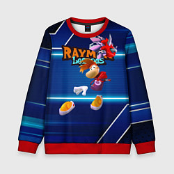 Свитшот детский Rayman Legends Blue, цвет: 3D-красный