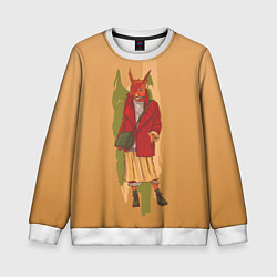 Детский свитшот Белка на стиле