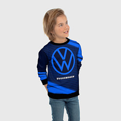 Свитшот детский VOLKSWAGEN Volkswagen Абстракция, цвет: 3D-черный — фото 2
