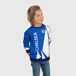 Свитшот детский Челси спорт, цвет: 3D-синий — фото 2