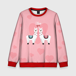 Детский свитшот Lama I Love You