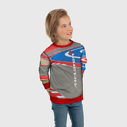 Свитшот детский McLaren Racing Route, цвет: 3D-красный — фото 2