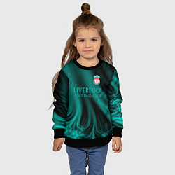Свитшот детский Liverpool спорт, цвет: 3D-черный — фото 2