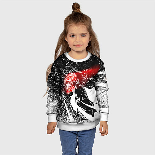 Детский свитшот BLEACH - ИЧИГО БЛИЧ / 3D-Белый – фото 4
