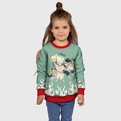 Свитшот детский Senkuu team, цвет: 3D-красный — фото 2