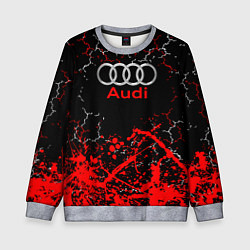 Детский свитшот AUDI АУДИ брызги