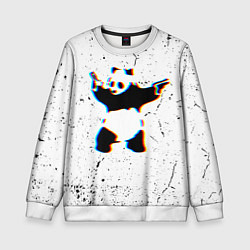 Детский свитшот Banksy Panda with guns Бэнкси