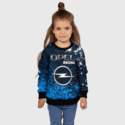 Свитшот детский OPEL Racing Краска, цвет: 3D-черный — фото 2